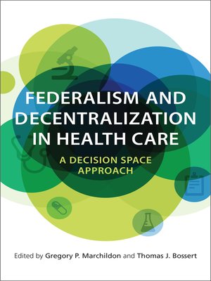 cover image of Federalism and Decentralization in Health Care